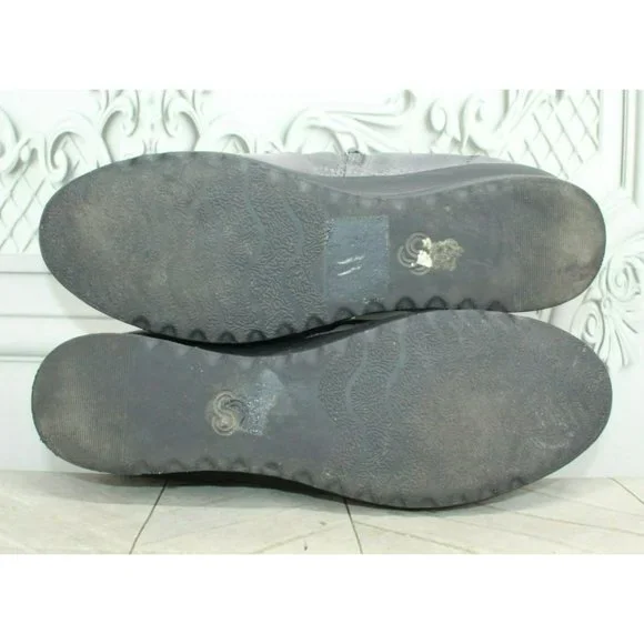 Clarks Cloudsteppers Caddell Denali Gray Leather Casual Slip On Shoes Size 8 M - Picture 9 of 9